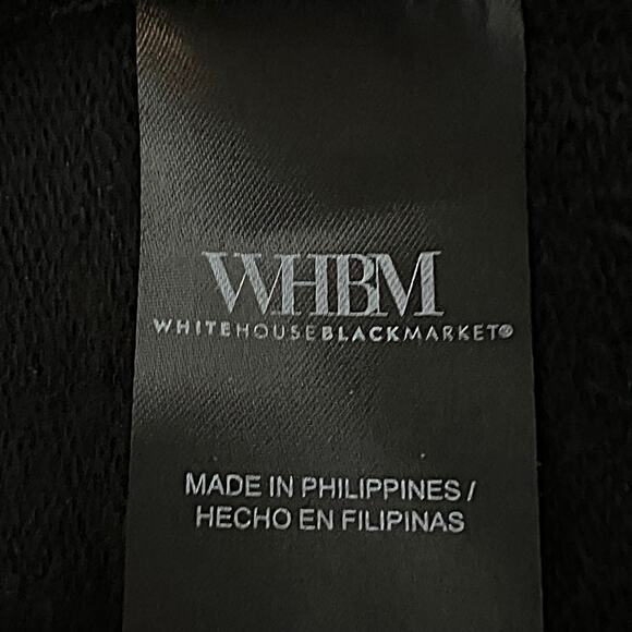 White House Black Market Womens Knit Pants Size Large Black Boot Model Spandex - Picture 6 of 7